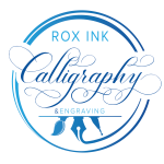 ROX INK Logo Round White Bkgd