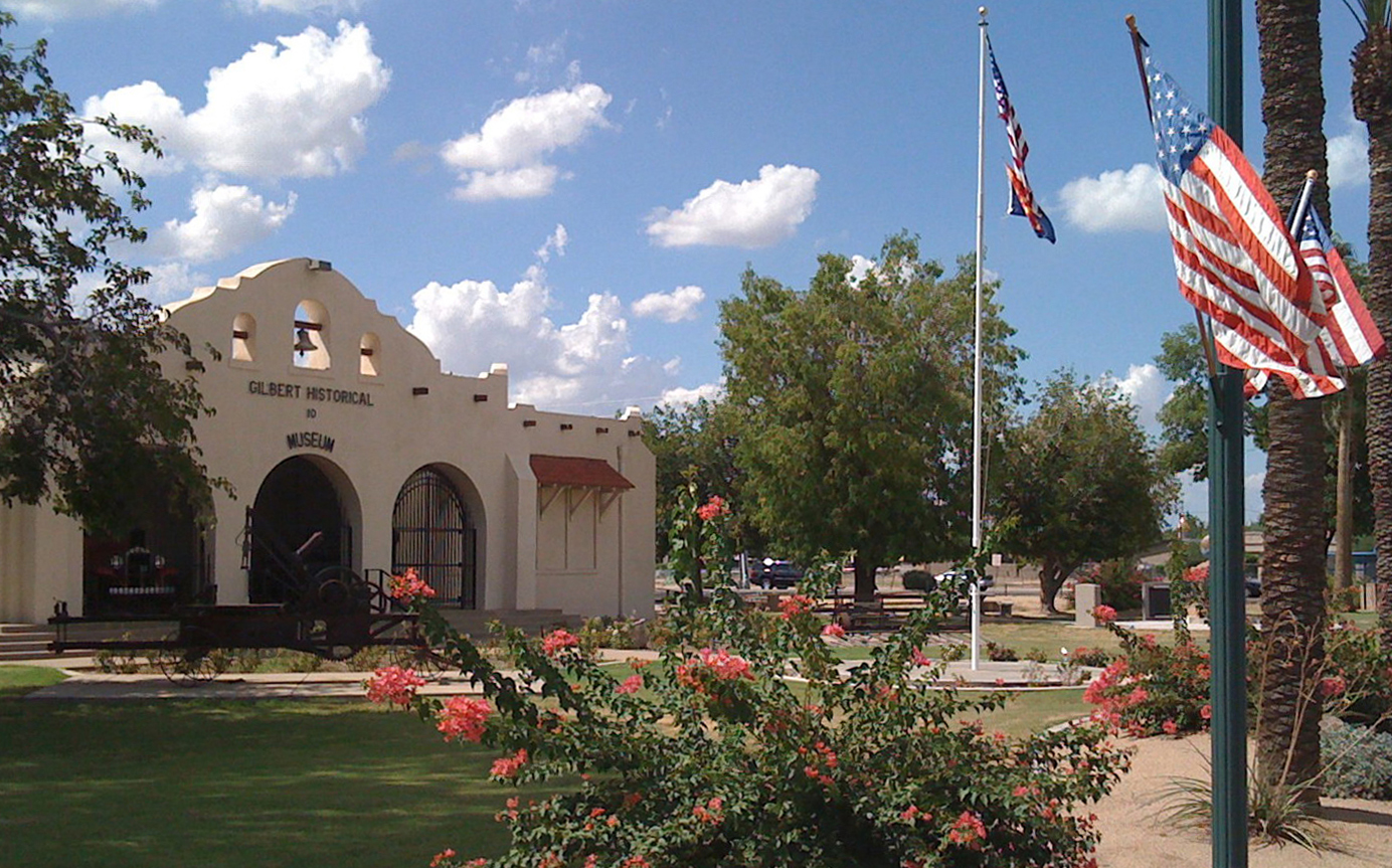 The HD SOUTH building in Gilbert, flags flying out front